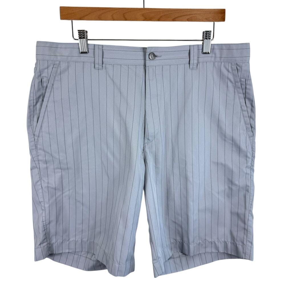 Callaway Gray Pinstriped Golf Shorts Summer Athletic‎ Sporty Men's Size 36